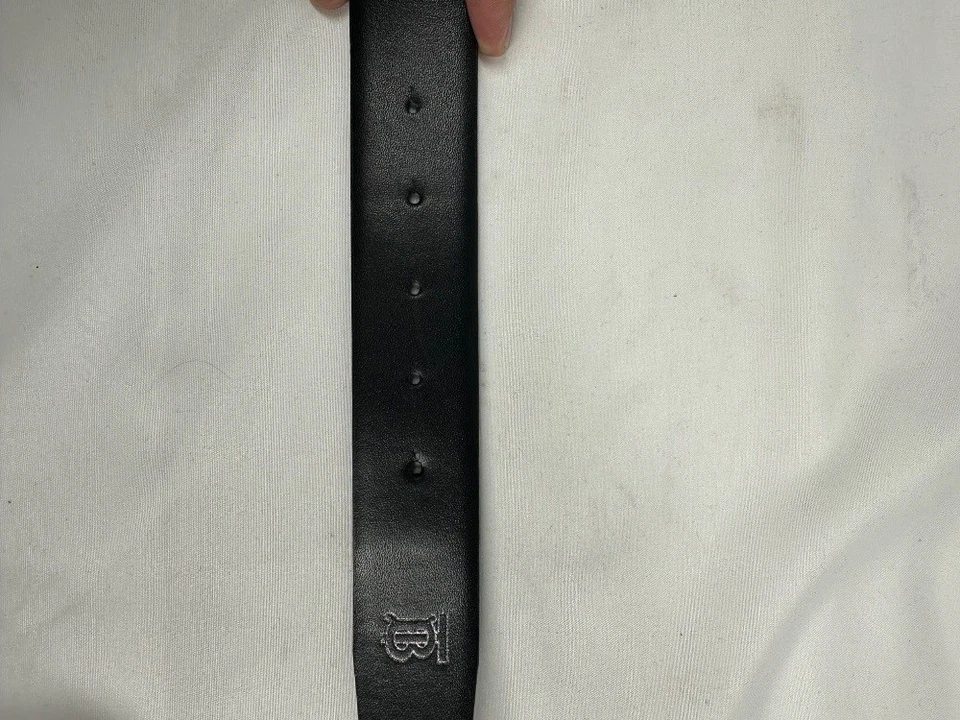 Cinturón Burberry TB negro cromado 38/95 SPB-MS ID: 352412 Foto 2 de 4