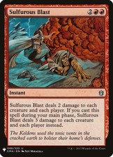 x4 Sulfurous Blast - Mystery Booster - NM - MTG