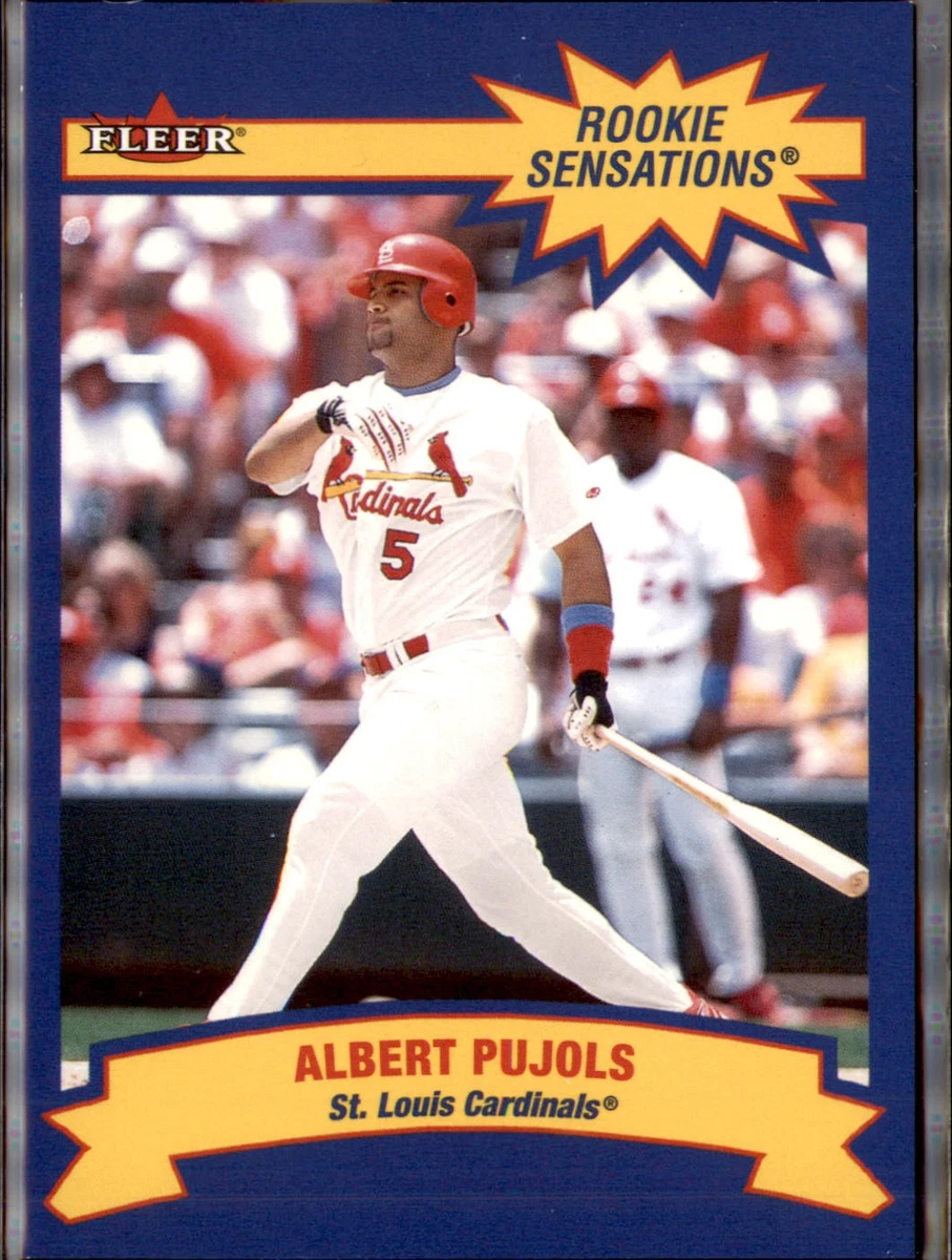 Fleer Albert Pujols Rookie Baseball Sports Trading Cards