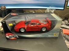 Hot Wheels 1:18 Ferrari F40 Red Collectible Model Car