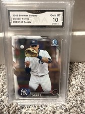 2016 Bowman Draft Chrome Top Prospects Gleyber Torres #BDC-143
