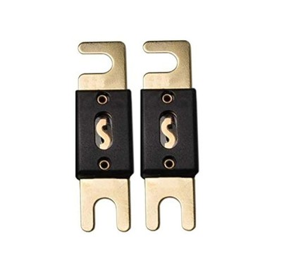 2 Pack 60 Amp ANL Fuse Gold Plated Car Audio Marine Protection