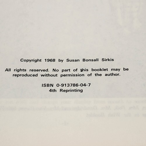 Susan Sirkis Doll Patterns The Wish Booklet First Lady Fashions 1789-1865 Vol 4 - Picture 7 of 7