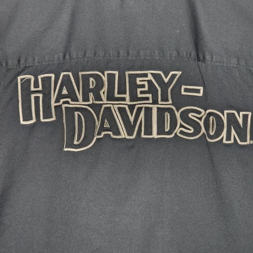 Harley-Davidson American Legend, Button Down Short Sleeve Shirt Men's XL READ - Bild 5 von 10