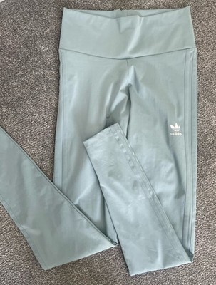 Adidas Damen Leggings Adicolour Classics UK 12 Slim Fit 10/12 hellblau Sport