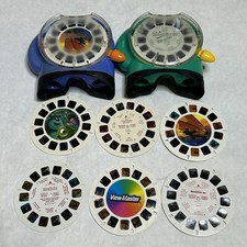 Vintage View Master Lot Model O 8 Reels 2 Viewers Disney Tested Works