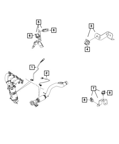 Genuine Mopar Oxygen Sensor 68254612AA - Picture 5 of 5