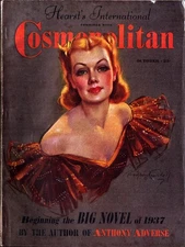 1937 Cosmopolitan Cosmo Magazine  Good Condition