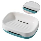  Kunststoff Seifenhalter Seifenregal Abtropfen Lassen Seifenständer