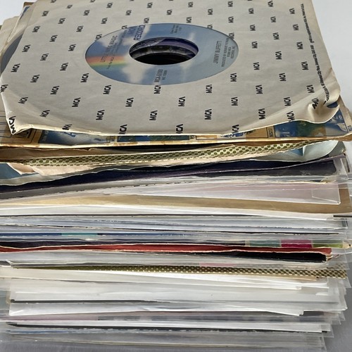 45s Lot of 70 Rock Pop Soul 1950s 1960s 1970s 1980s Radio Songs 7" Vinyl Records