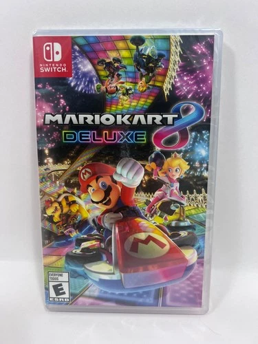 Mario Kart 8 Deluxe Nintendo Switch • Factory Sealed • HAC-P-AABPA