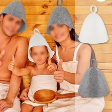 Breathable Felt Cloth Sauna Hat for Men Women Sauna Vaporarium For Bath Use