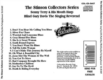 REV. GARY DAVIS - THE SINGING REVEREND NEW CD