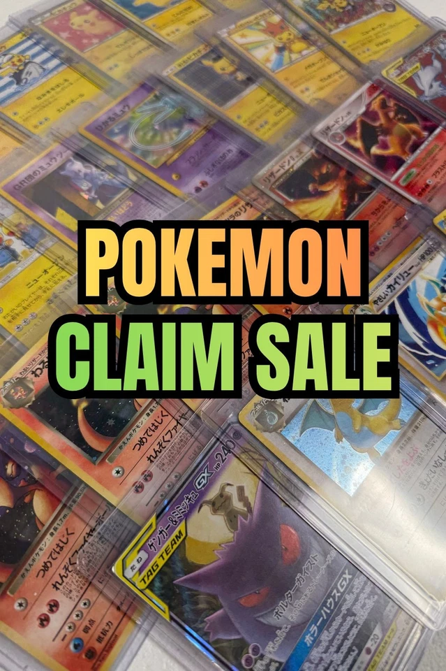 HIGH END POKEMON CLAIM SALE