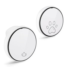 Smart Wireless Dog Door Bell, Doggie Doorbell for Pet Potty Training Communic...