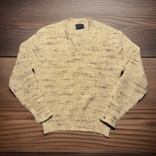 Vintage Pendleton Woolen Mills Wool V-Neck Sweater Mens L Made in USA
