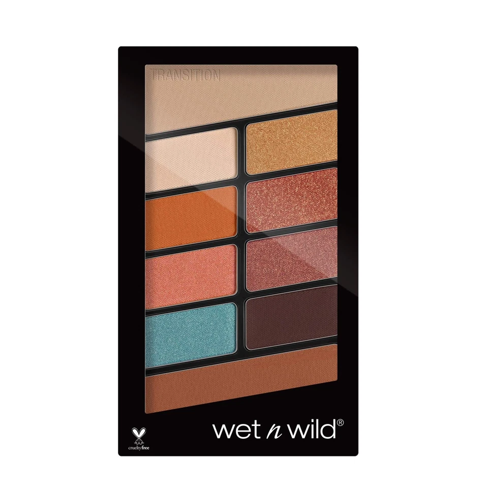 WET N WILD Color Icon Eyeshadow 10 Pan Palette - Not A Basic Peach - Image 2 of 4