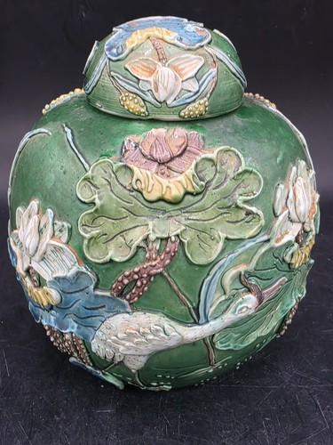 Rare Antique Chinese Porcelain Ginger Jar Signed Famous Wang Bingrong Late Qing - Picture 15 of 18