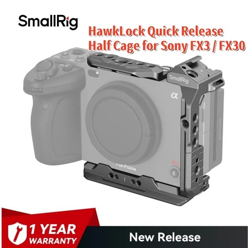 SmallRig FX3 HawkLock Quick Release Half Cage for Sony FX3 / FX30 Camera 4772 - Picture 1 of 9