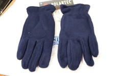 L.L. Bean Large Navy Polartec Gloves Mens 45398