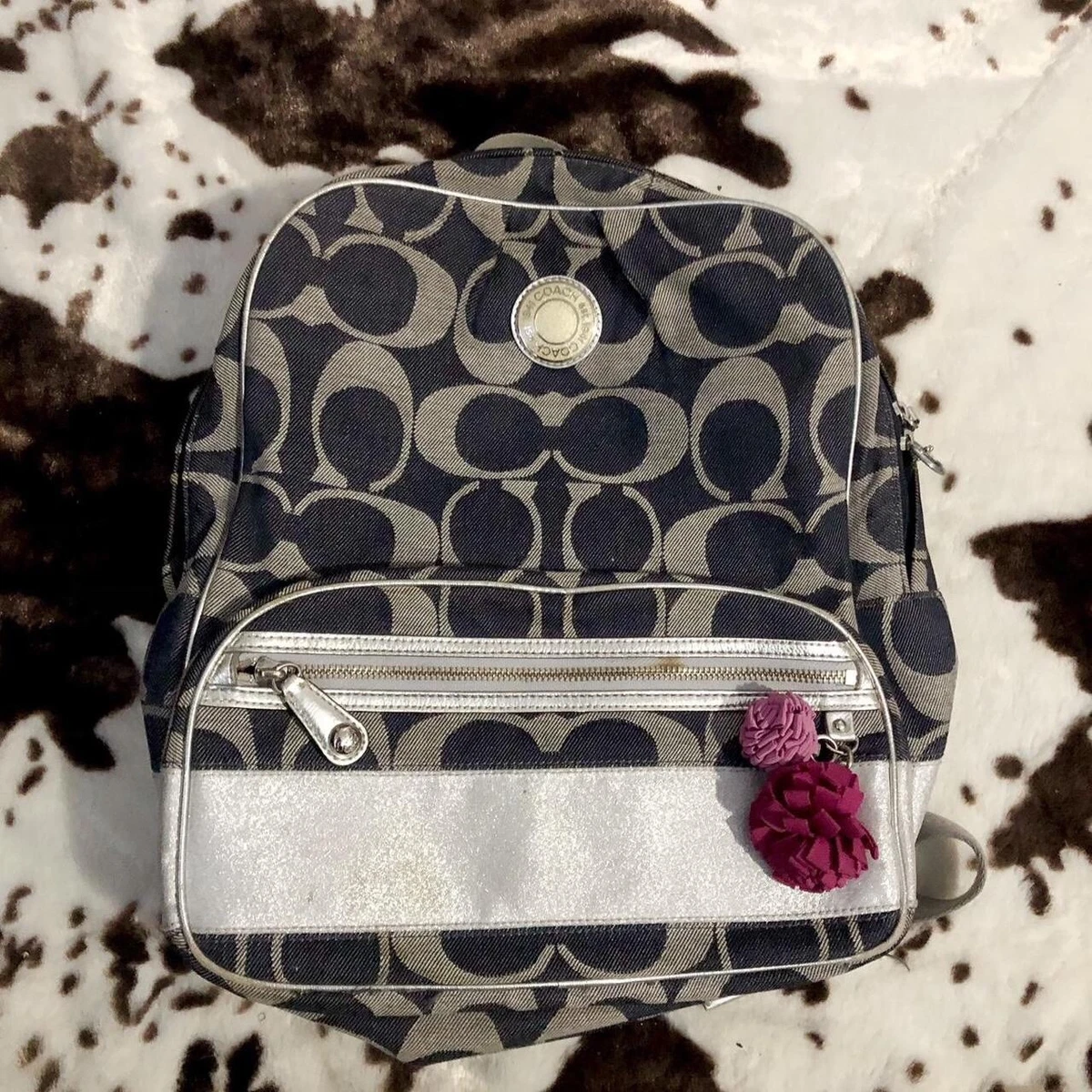 Coach Poppy Small Denim Exterior Bags & Handbags for Women for