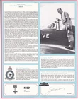 WW11 Fighter Aces  Pilot Profile Signed John Waddy WW 2 Fighter Australian Pilot