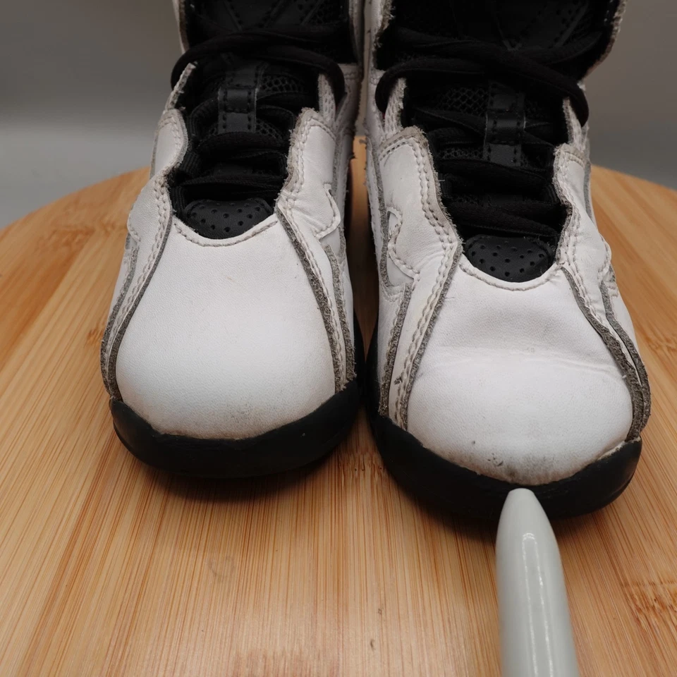 Jordan True Flight Zapatillas Niños 11C Blanco Rojo AJ7 Preescolar PS Estilo 343796-100 Foto 3 de 4