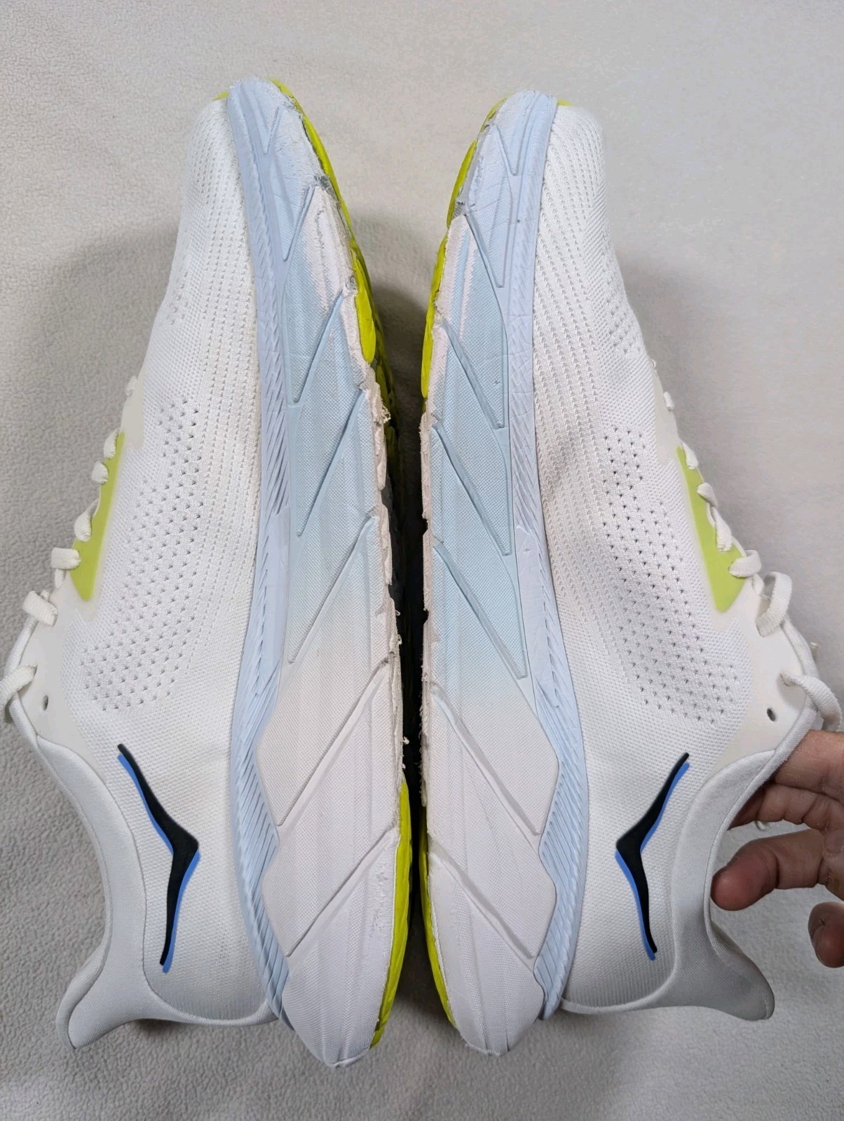 Hoka One One Arahi 7 Running Shoes Blanc De Blanc Blue White Mens Size 12.5 D thumbnail 5