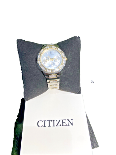 Citizen Eco-Drive Ladies Watch Two-Tone Stainless Steel with Crystal Accents #6 - Picture 2 of 4