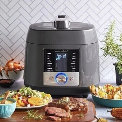 #ad NIB Pampered Chef Deluxe Multi Cooker 16 Settings Instapot Steamer Pressure Cook $79.00