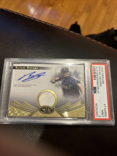 🔥 2023 Topps Tier One RAFAEL DEVERS Auto Relic /99 PSA 9 Low POP 🔥 - 第 1/4 張圖片