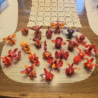 Bakugan Battle Planet/Armored Alliance/Geogan Rising lot of Pyrus Bakugan READ