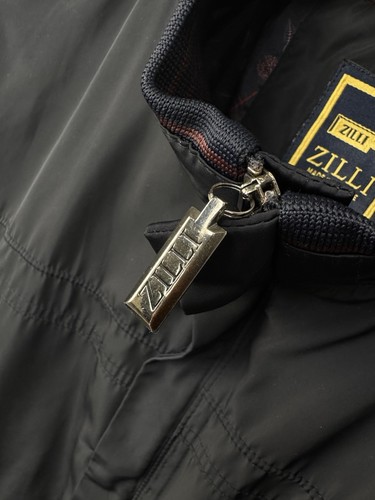 Giacca a vento uomo Zilli Harrington bomber blu navy taglia M perfette condizioni - Foto 4 di 13