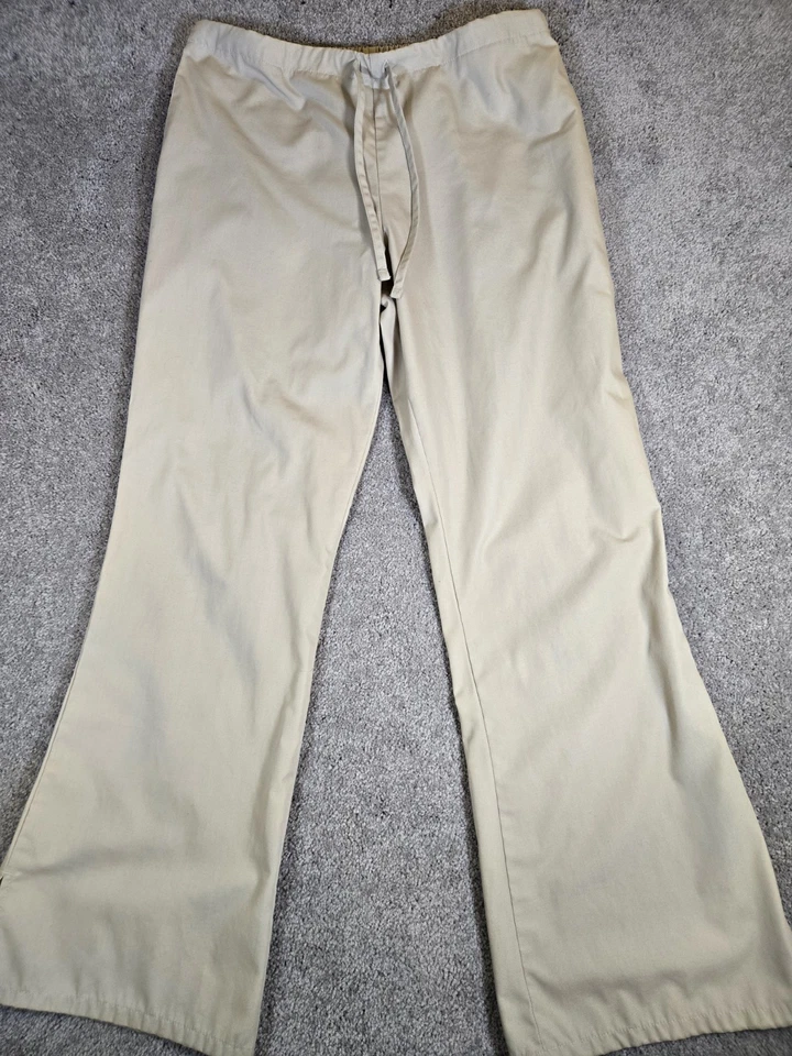 Cherokee Workwear Stretch Women's Mid Rise Pull-On Cargo Scrub Pants Medium - Image 2 of 4