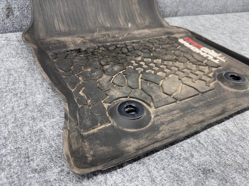 TOYOTA TUNDRA TRD 22-25 TRD PRO ALL WEATHER RUBBER FRONT RIGHT RH FLOOR MAT OEM - Picture 4 of 11