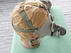 VINTAGE EAST EUROPE (RUSSA?) GAS MASK, SOFT HELMET AND MANNEQUIN ALL ONE BID NR — photo 6