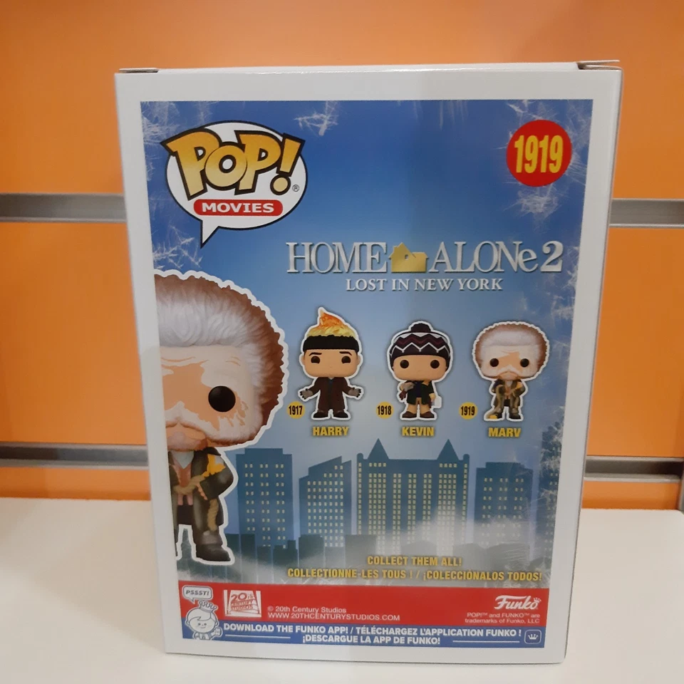 Funko Pop! Movies n. 1919 Home Alone 2 Lost in New York - Marv NUOVO - Immagine 2 di 2