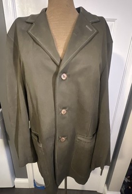 Tommy Bahama Jacket Men Size L Island Soft Green Olive Blazer Sport Coat Silk