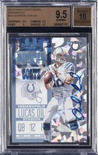 2012 CONTENDERS ROOKIE TICKET CRACKED ICE #201 ANDREW LUCK /22 BGS 9.5 AUTO 10