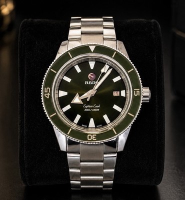 RADO Captain Cook R32105319 | Hrithik Roshan | 300 M | 42 mm | Full Set  