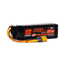 Spektrum 14.8V 2200mAh 4S 30C Smart LiPo G2: IC3, SPMX224S30, Medium 30C; IC3