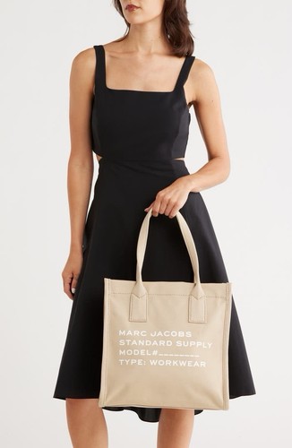 Marc Jacobs Canvas Standard Supply Tote Bag Beige - Picture 2 of 4