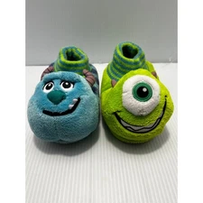 Monsters Inc Sully Mike Wazowski Kids Slippers Shoes Boo Boo Monsters Team