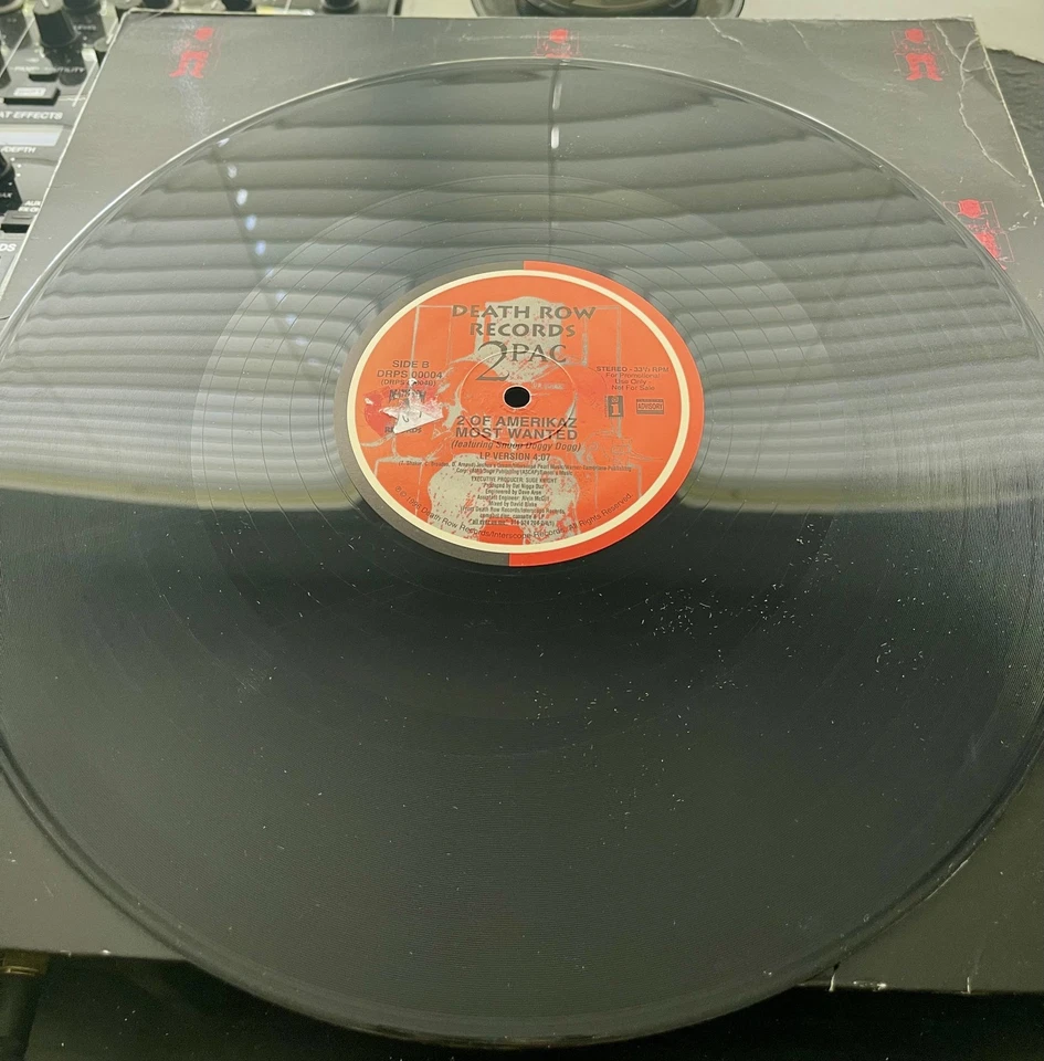 2Pac & Snoop Dogg - 2 Of Amerikaz Most Wanted OG 1996 Press 12" PROMO VG+/VG - Image 3 of 3