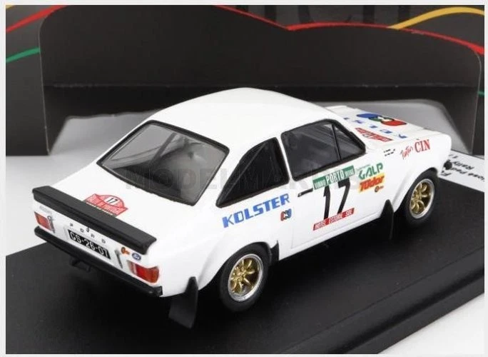 TROFEU TRRAL124 FORD ENGLAND - ESCORT MKII (night version) N 17 RALLY PORTUGAL 1 - Immagine 2 di 2