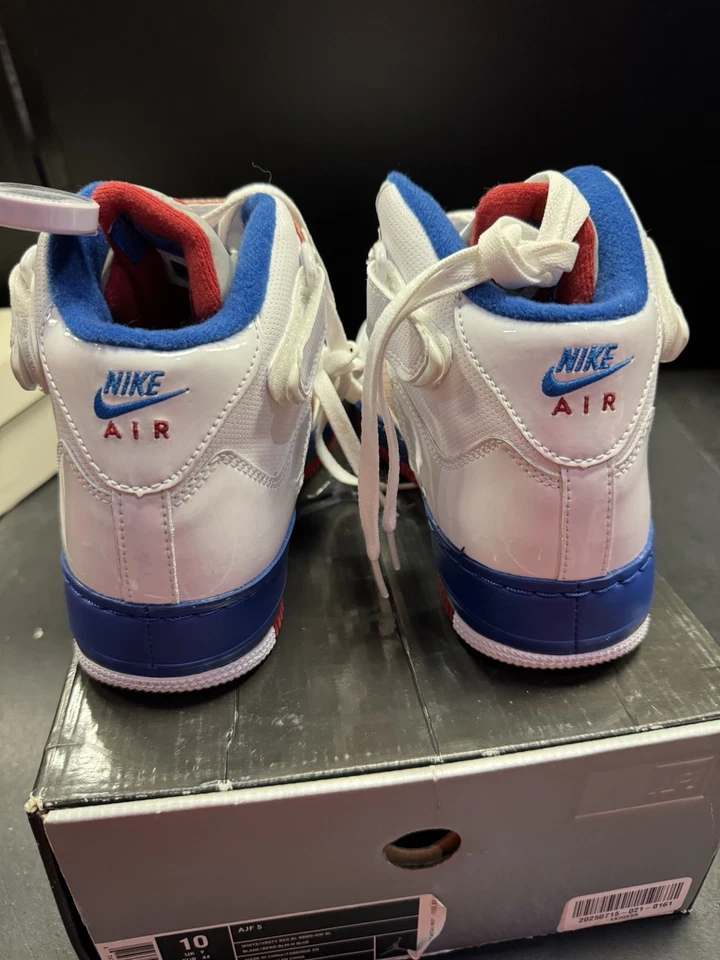 Nike Air Jordan 5 V Fusion Varsity размер 10 М красная синяя лента 318608-162 мужская редкая - Изображение 2 из 4