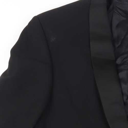 Pierre Cardin Black Men's Long Tuxedo Jacket 40L - Picture 9 of 12