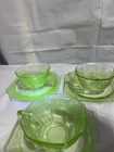 Uranium Depression 3 Cup & Saucer Set (6 Pieces)