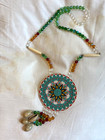 Masterfully Beaded Sioux /Plains Big Pendant Necklace — photo 10