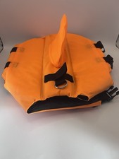 Dog Life Vest Shark fin Medium Orange